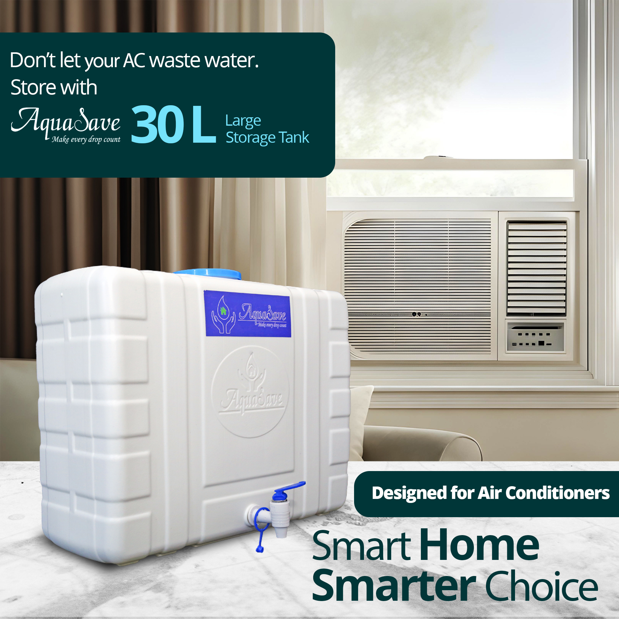 Main Image 30L AC Aquasave AC | 30 Liters - Image 1